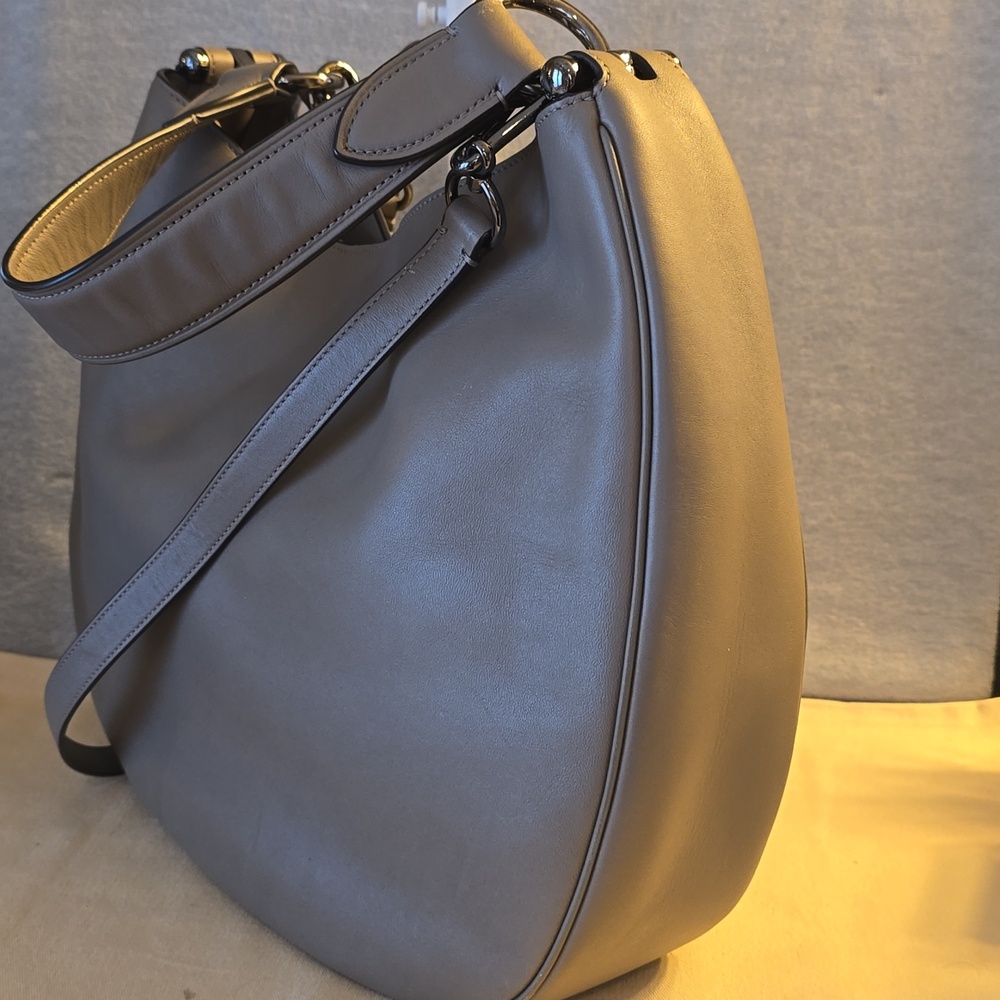 Coach Nomad Hobo Bag in Gray Leather - Picture 3 of 10